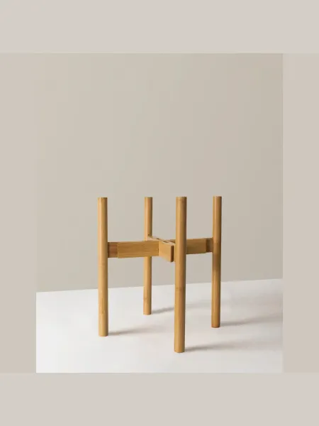 Açık Bambu Ayarlanabilir Bambu Stand