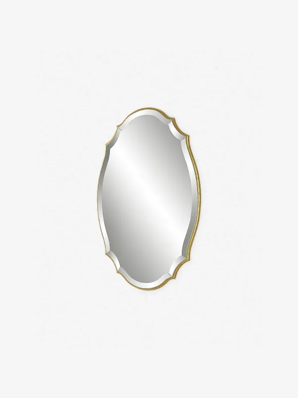 Oval Pirinç Ayna